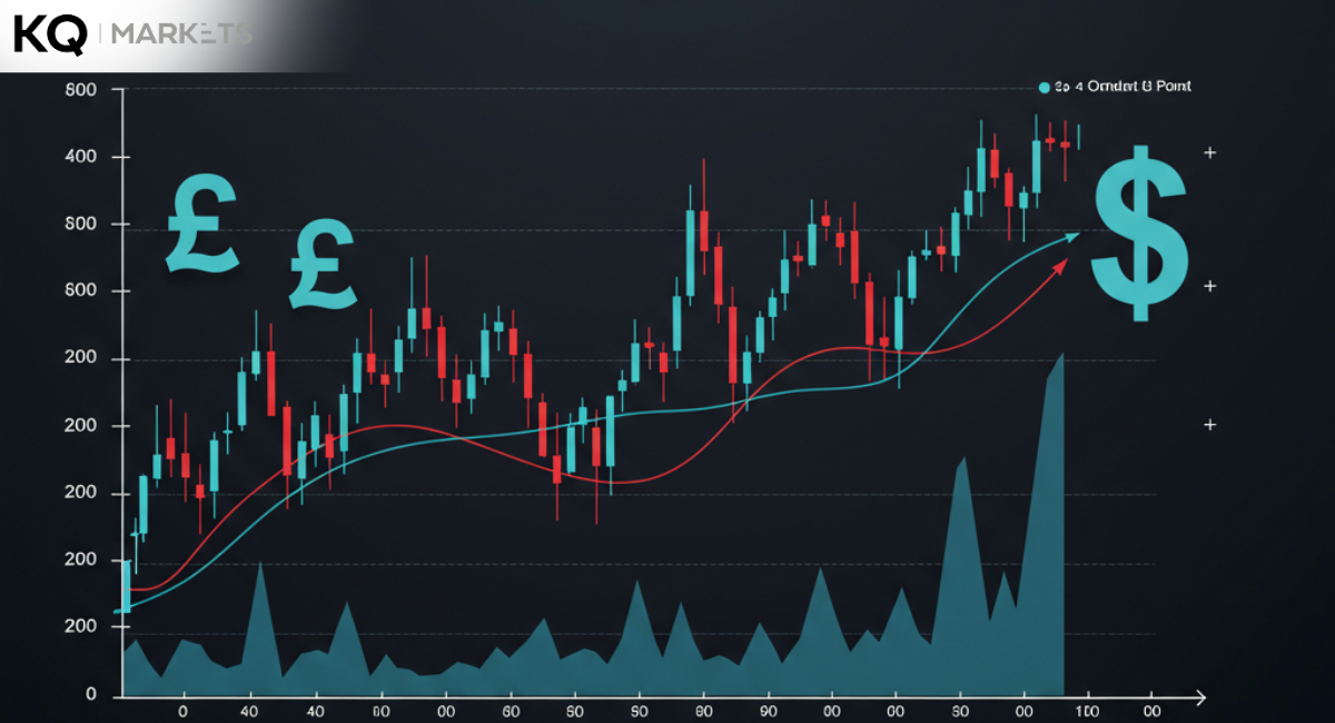 GBP/USD trading chart analysis by KQ Markets